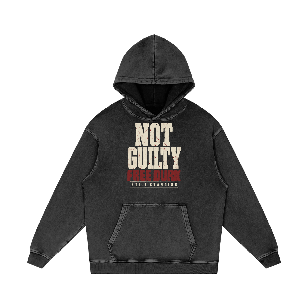 GASLINE Still Standing — Snow Washed Hoodie