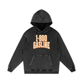 1-800 GASLINE Acid Wash Hoodie — Black Beauty