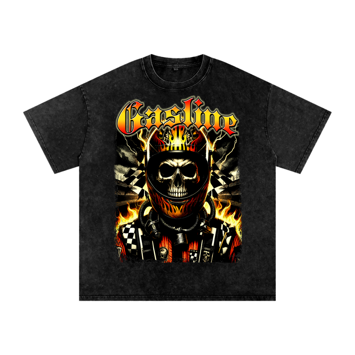 Last Lap Skull Tee